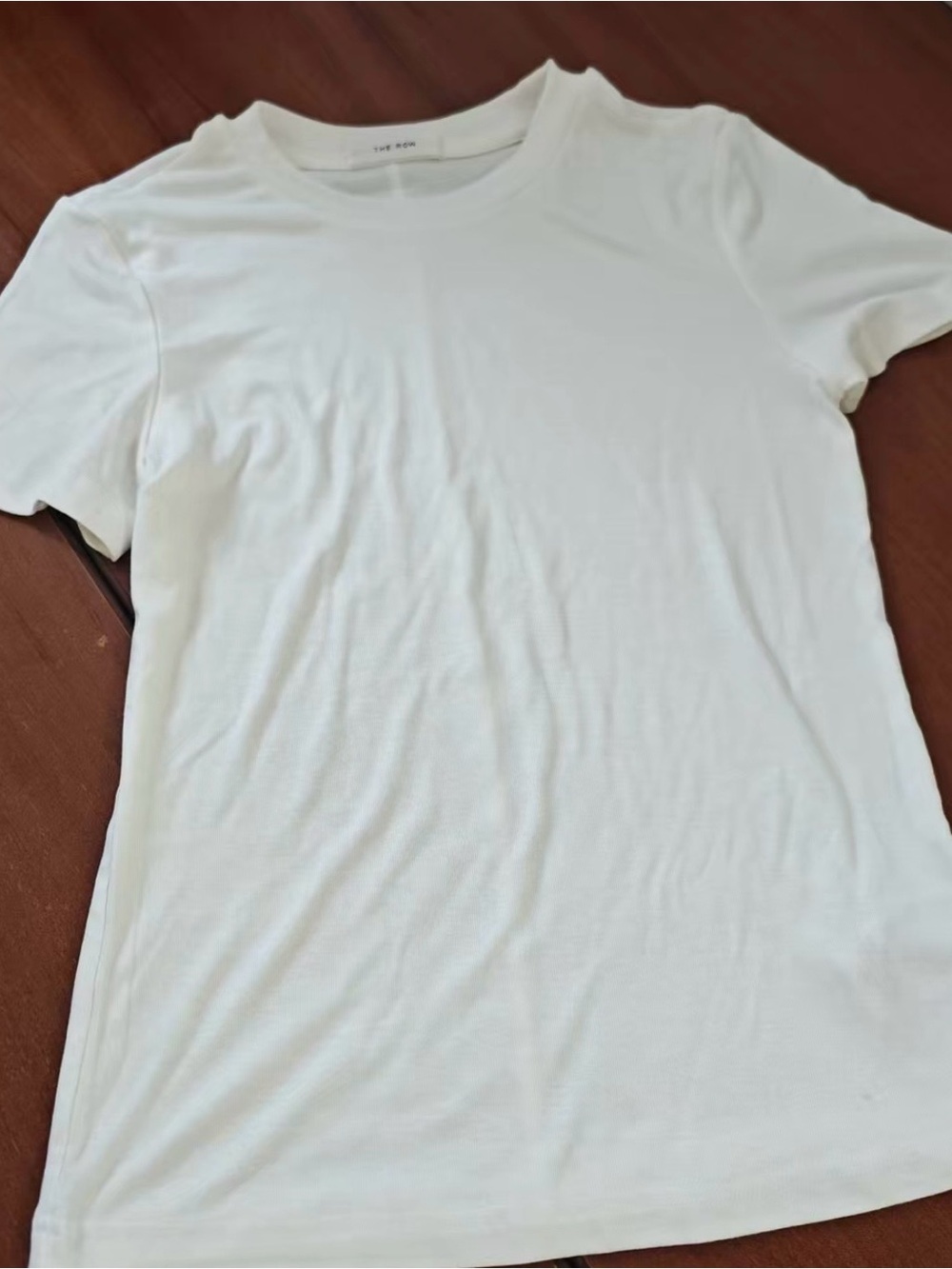 The Row White Crewneck Tee